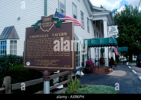 Underground Railroad tunnel Taverna Unionville Foto Stock