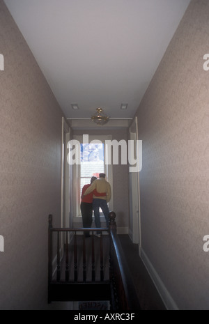 Fine del corridoio Foto Stock