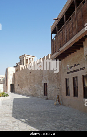 The Architectural Heritage Society a Bastakiya, Bur Dubai. EMIRATI ARABI UNITI. Foto Stock
