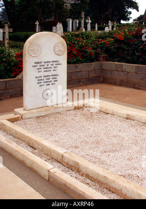 Robert Baden-Powell grave Foto Stock