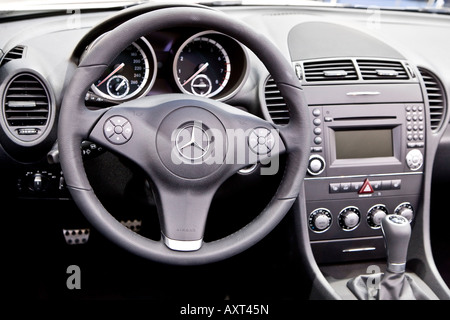 Mercedes sedile di guida Foto Stock