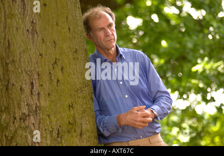 Esploratore Sir Ranulph Twisleton Wykeham Fiennes raffigurato all The Guardian Hay Festival Hay on Wye Powys Wales UK Foto Stock