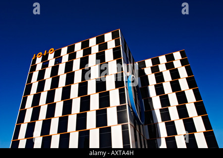Architettura / dettagli architettonici di un ufficio moderno edificio in Melbourne Victoria Australia. Foto Stock