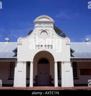 Geografia / viaggi, Sud Africa, Capo Provincia, Città, Montagu, edifici, tipiche house, coloniale olandese, gli uffici del Comune, Exterior Foto Stock
