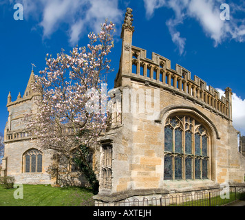 Worcestershire evesham città mercato chiese chiesa tre tutti i santi st Lawrence abate lichfield torre campanaria evesham abbey abbey Foto Stock