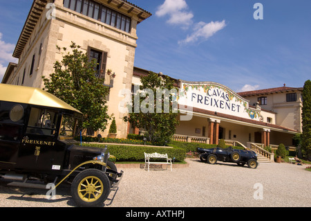 Freixenet cava produttore Sant Sadurni de Anoia Penedes regione nr barcellona catalogna Spagna Foto Stock