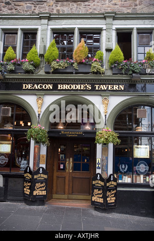 Deacon Brodies Tavern Edinburgh Foto Stock