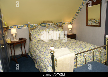 Camera da letto antiquariato Foto Stock