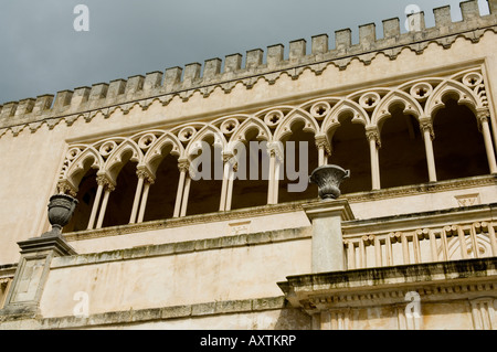 Castello di Donnafugata, Ragusa, Sicilia, Italia Foto Stock