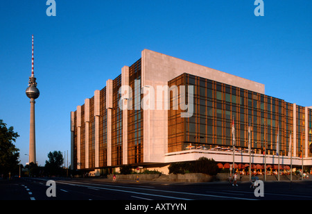 Berlino. Palast der Republik, circa 1990. Foto Stock