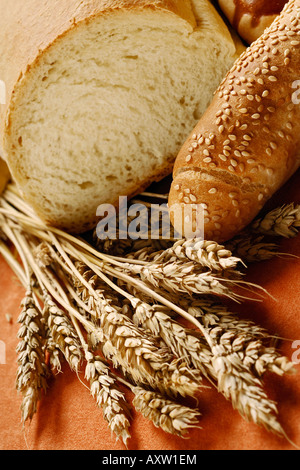 Composizione di pane Foto Stock