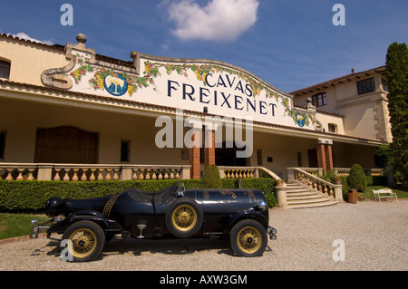 Freixenet cava produttore Sant Sadurni de Anoia Penedes regione nr barcellona catalogna Spagna Foto Stock