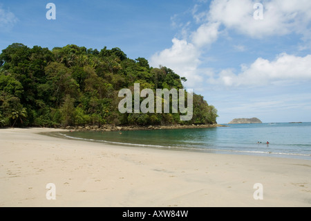 Spiaggia a Manuel Antonio natura Riserva, Maueil Antonio, Costa Rica Foto Stock