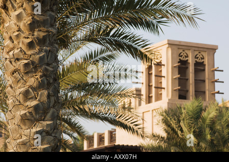 Torri del vento, Madinat Jumeirah Hotel, Dubai, Emirati Arabi Uniti, Medio Oriente Foto Stock