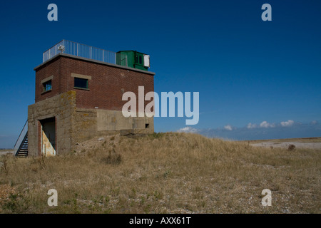 Bomba balistica edificio a Orford Ness Foto Stock