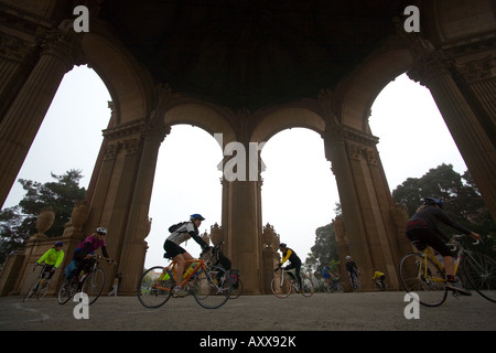 Ambasciatori della sostenibilità ambientale tour in bicicletta 2006, California Foto Stock