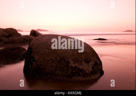 Tramonto al Whiskey Beach, Wilsons Promontory, Victoria, Australia Foto Stock