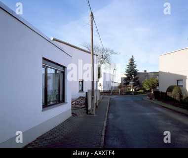 Dessau, Siedlung Törten, Einzelhaus Foto Stock