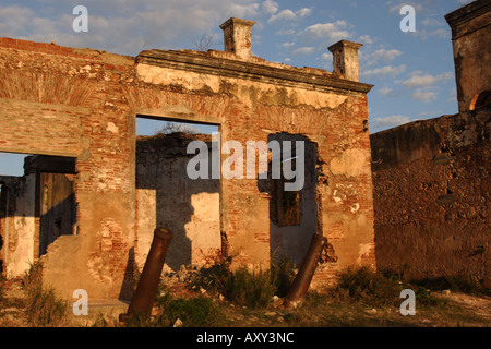 Rovine al tramonto Trinidad Cuba Foto Stock