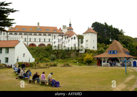 L'abbazia di Caldey Island Foto Stock