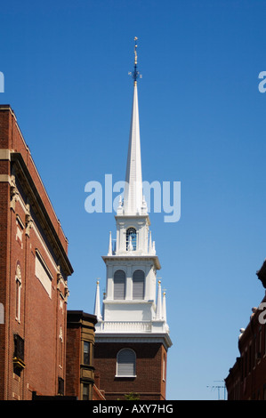 Vecchia Chiesa del nord, North End di Boston, Massachusetts, STATI UNITI D'AMERICA Foto Stock