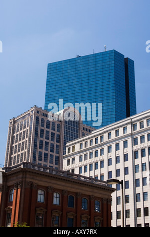 Torre di John Hancock e altri edifici, Boston, Massachusetts, STATI UNITI D'AMERICA Foto Stock