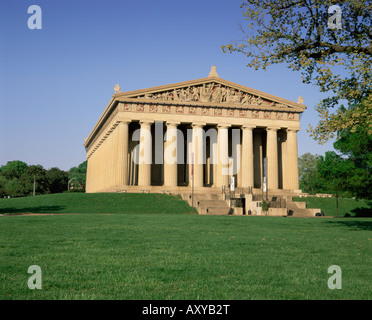 Il Partenone in Centennial Park, Nashville, Tennessee, Stati Uniti d'America, America del Nord Foto Stock