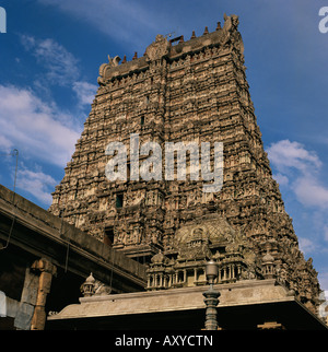Il Grande Tempio, Madurai, Tamil Nadu, India, Asia Foto Stock