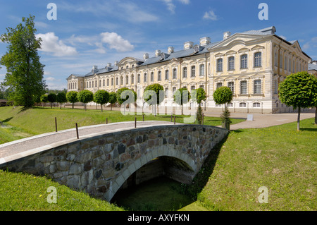 Rundale Palace, vicino Bauska, Lettonia, Paesi Baltici, Europa Foto Stock