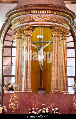 Il Signore Gesù Cristo sulla croce Foto Stock