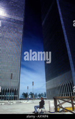 Responsabile sicurezza al World Trade Center di New York STATI UNITI D'AMERICA Foto Stock