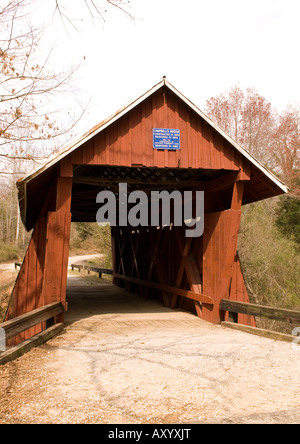 Campbell's ponte coperto in Gowensville SC USA Foto Stock