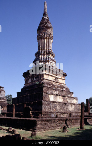 Sri Sachanalai, Tempel Wat Chedi Chet Thaew, Totale Foto Stock