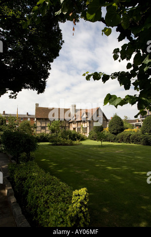 Shakespeare Birthplace in Henley Street Stratford upon Avon Warwickshire Foto Stock