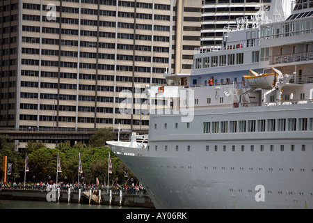 MS Black Watch, nave da crociera di Fred Olsen linee, ormeggiata al Circular Quay di Sydney, Australia Foto Stock