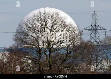 Centrale nucleare di Sizewell B, Suffolk, Regno Unito. Foto Stock