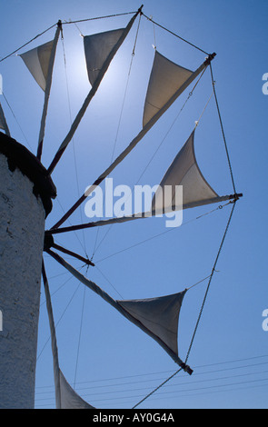 Kos Stadt, Windmühle, Windrad Foto Stock