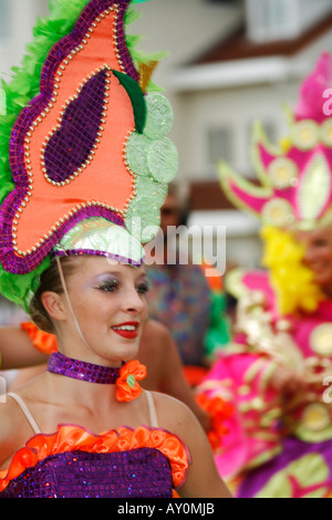 Battaglia dei Fiori St Helier Jersey Isole del Canale Foto Stock