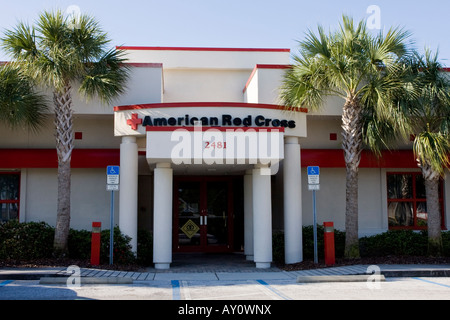 American Red Cross Sign e sede centrale Foto Stock