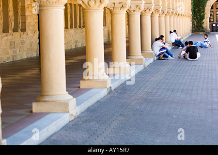 Gli studenti durante il recesso presso la Stanford University cantiere Foto Stock