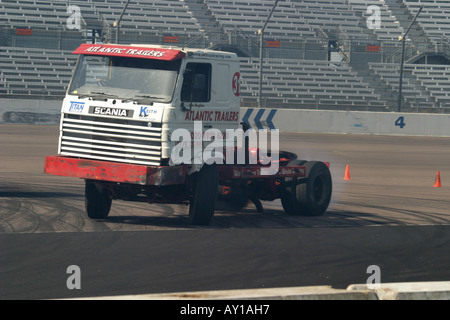 Big Rig Truck Racing Foto Stock