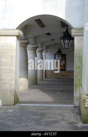 La nuova città di Poundbury nella periferia di Dorchester Dorset Foto Stock