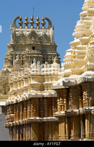 In shweta varahaswamy tempio indù nella motivazione dei maharaja di Mysore Palace Foto Stock