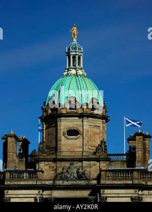 Lloyds Banking Group, Bank of Scotland, precedentemente HBOS) Sede, il tumulo, Edimburgo, Scozia, Regno Unito, Europa Foto Stock