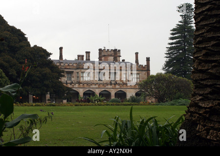 Governo House Sydney [vicino al Circular Quay, Porto di Sydney, Sydney, Nuovo Galles del Sud, Australia, Oceania]. . Foto Stock