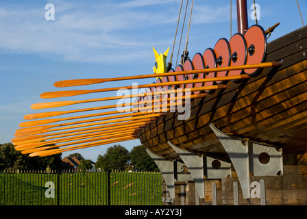 In Europa il REGNO UNITO Inghilterra kent thanet ramsgate hugin viking ship Foto Stock