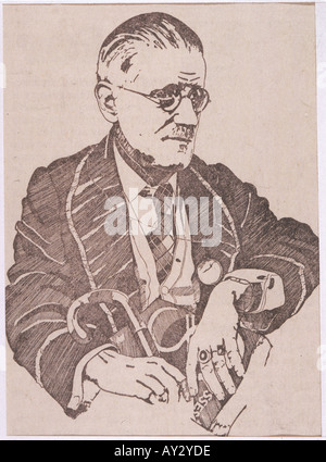 James Joyce Foto Stock