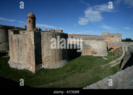Fortezza de Salses a sud della Francia Foto Stock