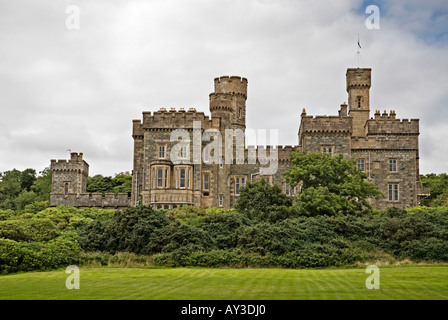 Victorian Lews Castle a Stornoway isola di Lewis in Scozia Foto Stock