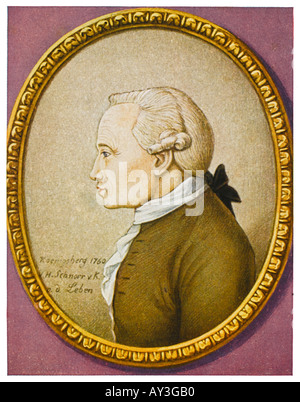 Immanuel Kant Foto Stock